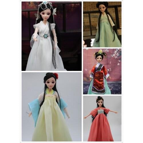 Costume doll,DIY Doll ,3D Glass eyes ,30 cm