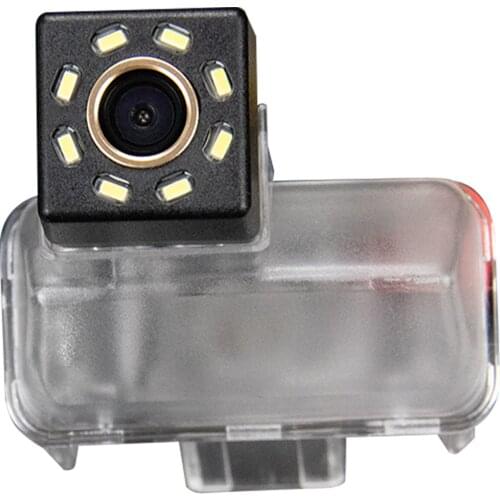 Misayaee Car Rear View Reverse Parking Camera Golden 8 Led for Citroen C4L DS4 DS 4 2010-2015 Night Vision Waterproof