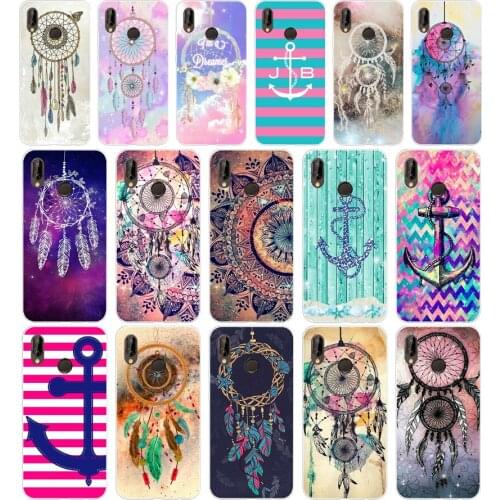 270H little dream catcher anchor Soft Silicone Tpu Cover Case for huawei Nova 3 3i p smart