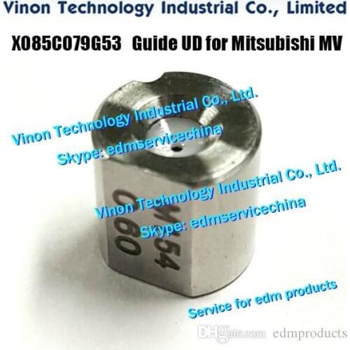 DEG39A edm Guide (UD) Ø0.6mm Upper for Mitsubishi MV1200S,MV2400S machines DEG3900, X085C079G53, X085-C079-G53, 252198 MV Guide