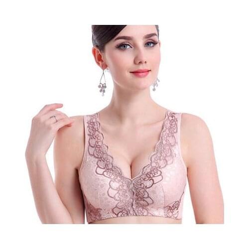 2019 New VS Women Sexy Lace Bra Lingerie thin cotton soft Push Up Bras Plus Size Crop Top Vest bralette secret t shirt bh C3328