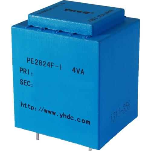 PE2824F-I 4VA 110V/24V Expory resign encapsulated safety isolating transformer PCB Welding transformer power transformer