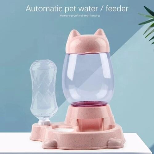 13 STY Pet Cats Bowl for Dogs Food Automatic Feeder Bowls 2.2L Dog Feeding Drinking Fountain 600ml Waterer Kitten Slow Feeder