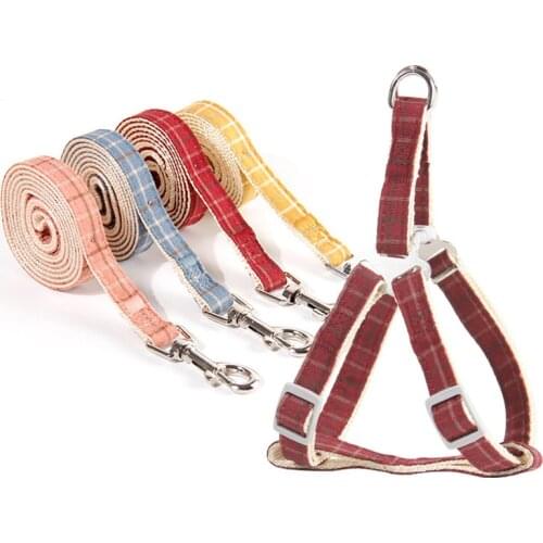 New Pet Adjustable Harness Leash Small Medium Dog Cat Vest Out Walking Chest Strap Lead Leash