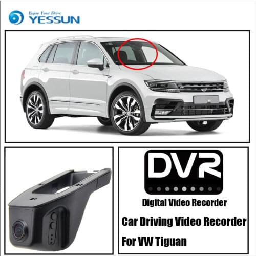 YESSUN for Volkswagen Tiguan For iPhone Android APP Control Function Car Front Dash Camera CAM DVR Driving Video Recorder