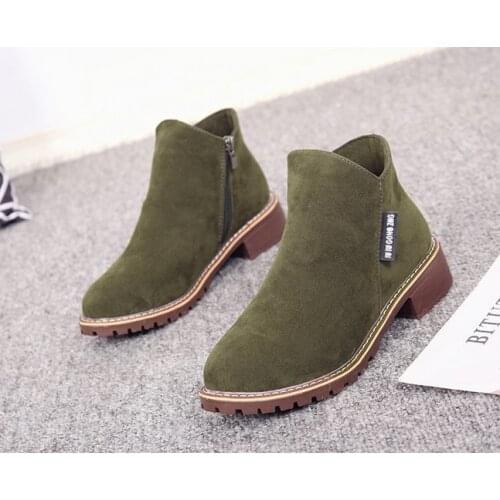 Women Boots Boots Autumn Winter Boots Zipper Snow Ankle Boots Winter Suede Warm Fur Plush Women Shoes Zapatos De Mujer
