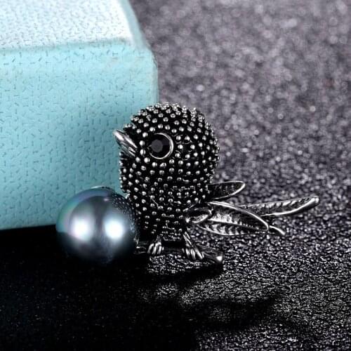 Zlxgirl Men birds animal Brooches jewelry fashion punk Kids Gifts Women Girls Clothes Scarf pins accessories broches pins
