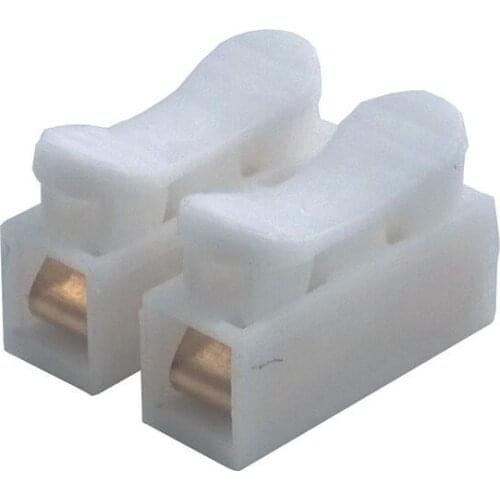 10/20pcs ZQ-01 CH-02/03 copper Wire Quick Connector Splice With No Welding Jack Socket Cable Clamp Terminals Wire Adapter Blocks