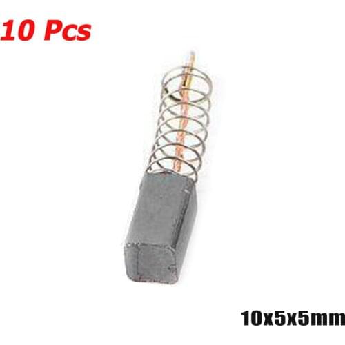10Pcs 10x5x5mm Carbon Brush Motor Brush For Small Electric Mill Drill Angle Grinder Bosch Makita Dewalt Hitachi Metabo Milwaukee
