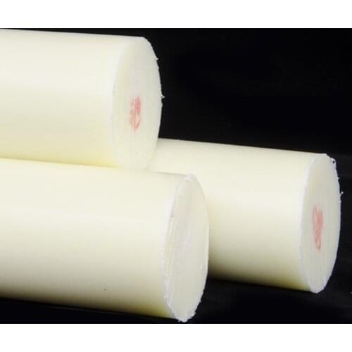 100mm length PA6 PA66 nylon rods sticks cylinder polyamide rod stick 4-30mm Outer diameter White High Quality