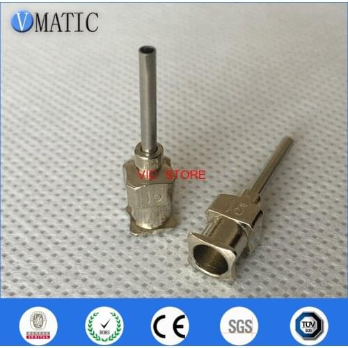 High Quality Hot Selling 0.5'' Tip Length 15G All Metal Tips Blunt Stainless Steel Glue Dispensing Needle Tips 1/2 Inch 12Pcs