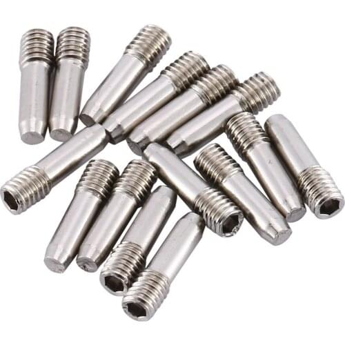 15Pcs Stainless Steel M3 M4 Headless Hexagon Screws For 1/10 RC Car Crawler Spare Parts Accessories Screws