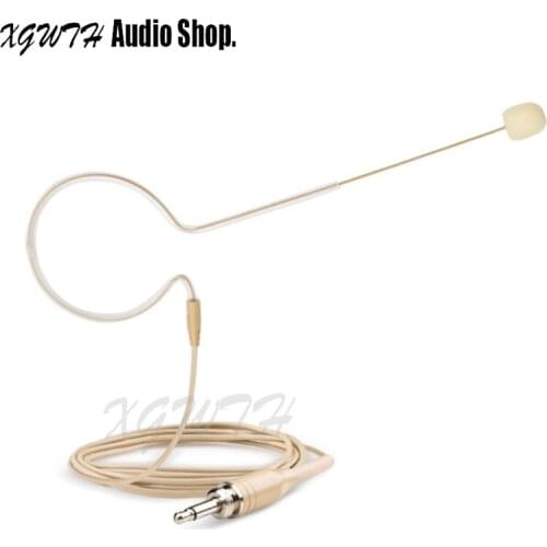 3.5mm Screw Single Ear Hook for Wireless Headset Microphone System Skin Color Wired Audio Condenser Earhook Mic Professional