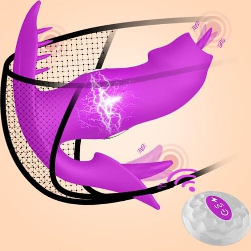 3 IN 1 Wearable Vibrator For Women Vagina Tongue Licking Dildo Vibrator G Spot Clitoris Anal Stimulator Orgasm Panties Vibrators