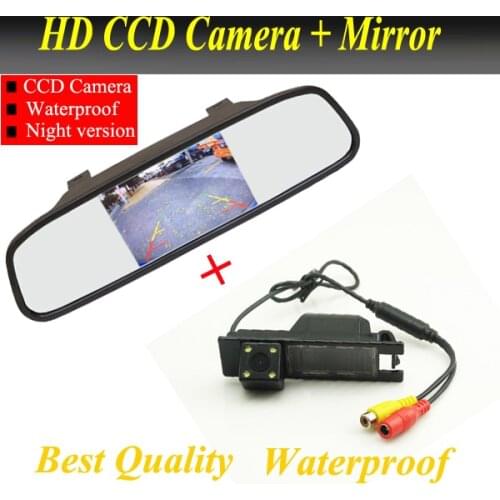 Auto Parking Monitor Reversing camera CCD Car Rear View Camera With Car Rearview Mirror For OPEL Vectra Astra Zafira Insignia