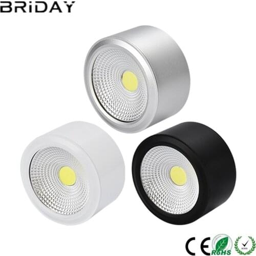 Surface Mounted LED Downlights 6W 10W 14W 20W Dimmable LED Downlight COB Dimmable 110V 220V Spot Light Warm Light/Neutral White