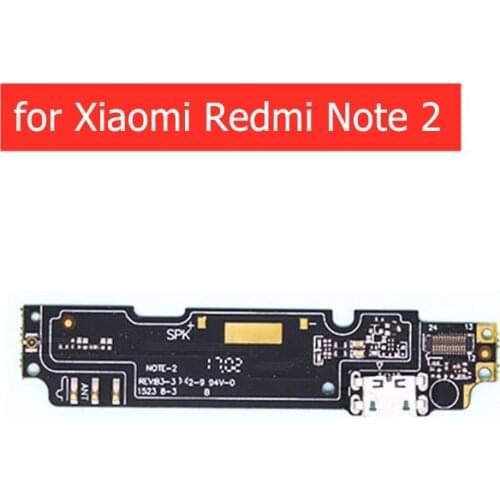For Xiaomi Redmi Note 2 USB Charger Connector Flex Cable Microphone USB Charging Dock PCB Board Flex Cable Repair Parts
