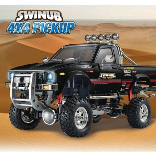 JTY Toys RC Trucks 1:10 Mountain Pig Pickup 4X4 RTR Bigfoot Rock Climbing Car Remote Control Truck Off-Road For Children Adults