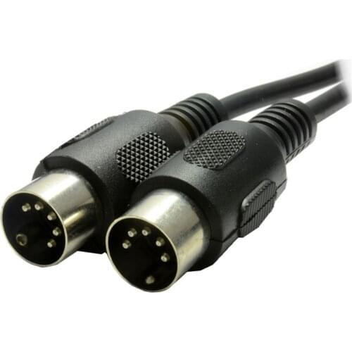 MIDI 5Pin DIN Male to Male Audio MIDIAT Adapter Cable For MIDI Keyboard,MIDI Extension Cable 1M 1.5M