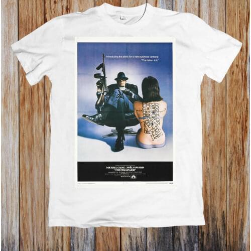 The italian Job 1960s Retro Movie Poster Unisex T Shirt Men Short Sleeve Original