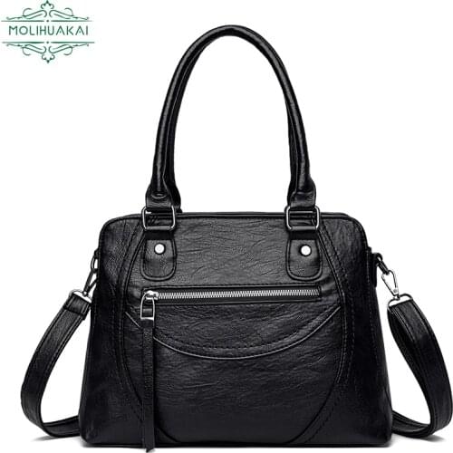 Simple And High Quality Womens Shoulder Bag Fashionable And Elegant Woman Sac A Main Retro Large Capacity Messenger Sac Wallet