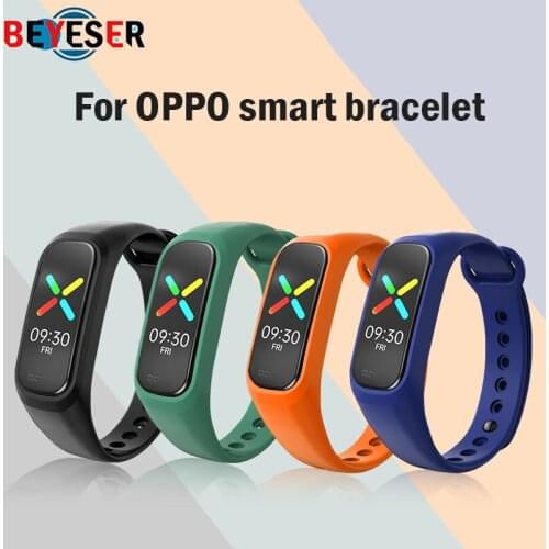 Watchband for OPPO Smart Watch Bracelet Fashion EVA Version Strap Silicone Sport Replacement Wristband Bracelet Accessories