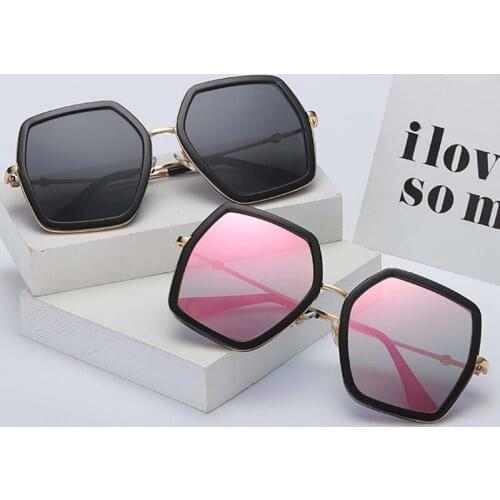 Q Unisex Sunglasses Brand Designer Luxury Polygon Driving Glasses Gafas Oculos De Sol Big Frame Driving Glasses UV400 Gafas