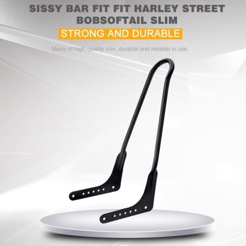 Motorcycle Passenger Sissy Bar Backrest With Luggage Rack For Kawasaki Vulcan S Vulcan 650 S EN650 VN650