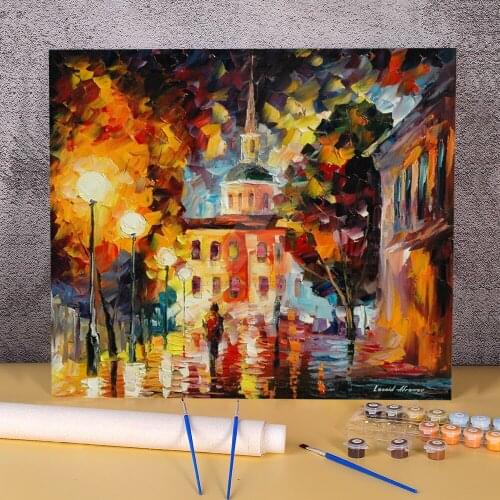 Admiration DIY Painting By Numbers Set Acrylic Paints 40*50 Oil Painting Home Decor For Kids Art
