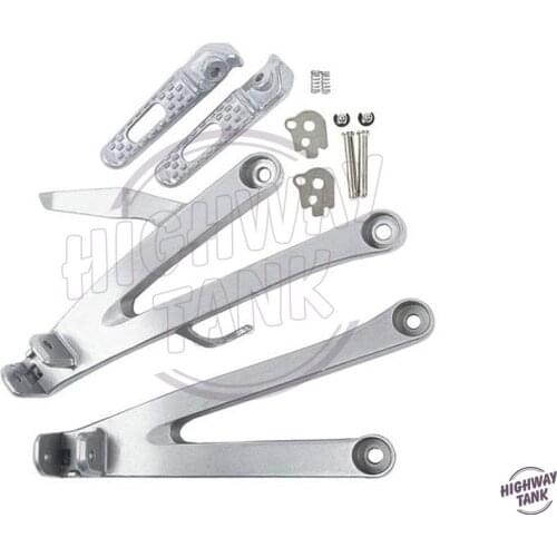 Motorcycle Rear Passenger Footrest Foot pegs Brackets Motor Foot Rest Pedal case for Honda CBR600RR 600 RR 2007 2008-2014