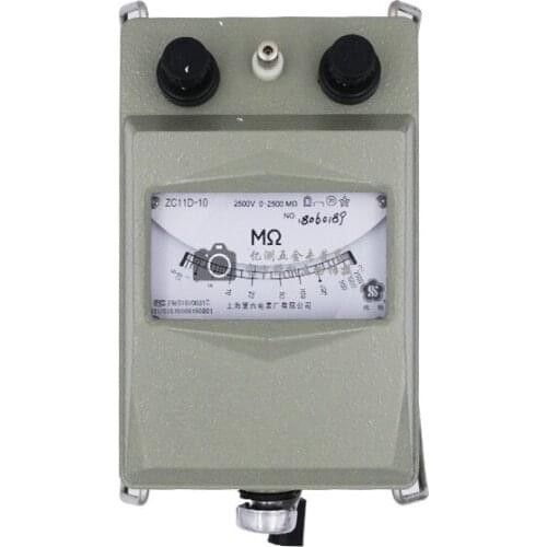 ZC11D Hand Megohmmeter Resistance Tester Insulation Resistance Meter Aluminum Alloy Case