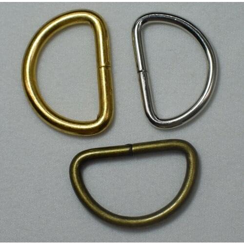 20PCS D Ring Metal Buckle Webbing Backpack Bag Parts Leathercraft Strap Pet Collar Sewing Accessories