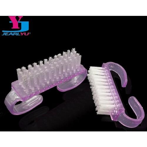 50x Brush For Acrylic UV Gel Nail Art Dust Clean Brush Manicure Pedicure Tool Handle Scrubbing Tool File Dust Sequins Remover