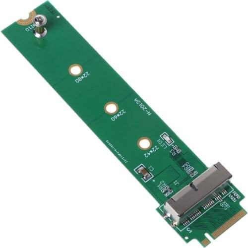 For MacBook Air Pro 12+16 Pins SSD to M.2 Key M (NGFF) PCI-e Adapter Converter Card for PC Computer Accessories C26