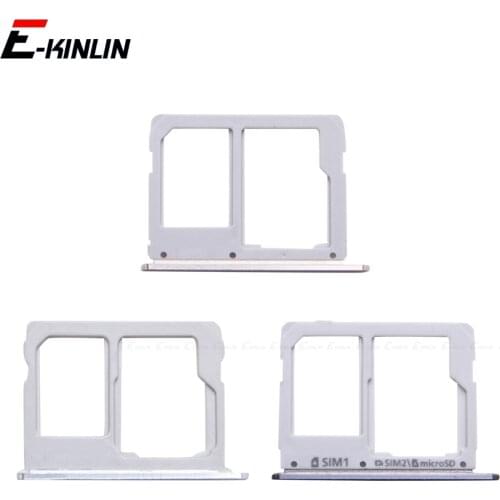 Sim Micro SD Card Tray Socket Holder Slot Container Connector Adapter Reader For Samsung Galaxy A3 A5 A7 2016 A710 A510 A310