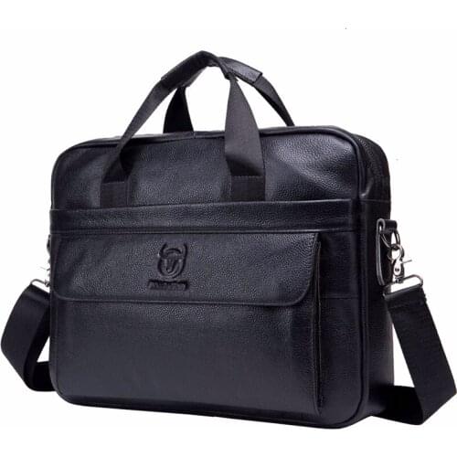 Promotions 2019 New Fashion Bag Men Briefcase Leather Men Bags Business Brand Male Briefcases Handbags Wholesale High Quality
