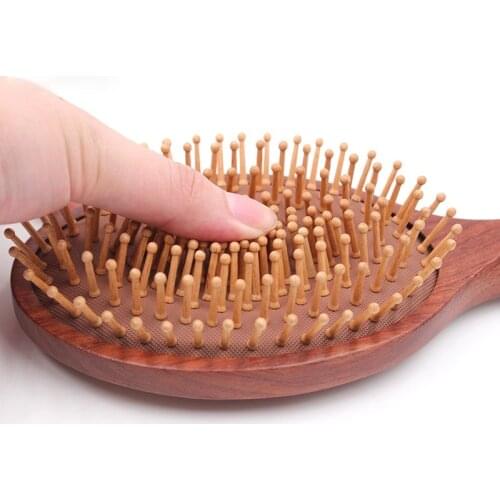 Anti-static and Comfortable Rosewood Airbag Comb Ladys Health Massage Comb Boutique Large Board Comb Straight Hair Comb