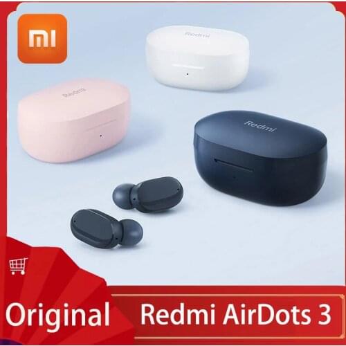 2021 New Xiaomi Redmi AirDots 3 Wireless Earphones Bluetooth 5.2 aptX Adaptive Stereo Bass With Mic Handsfree TWS Earbuds