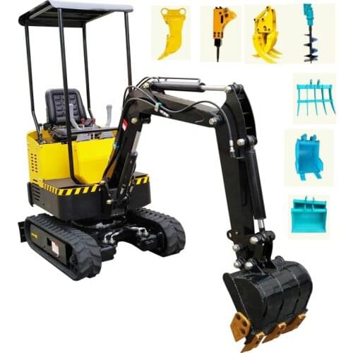 CE EPA Chinese micro excavator 1000KG crawler hydraulic mini excavator with breaker