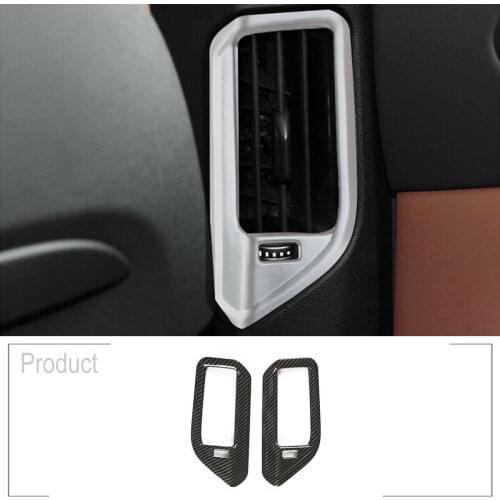 Carbon Fiber Style For BMW X5 G05 2019 X7 G07 Rear Pillar Post Air Vent Cover