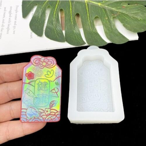 Health Symbol Pendant Epoxy Resin Mold Keychain Silicone Mould DIY Crafts Jewelry Ornaments Casting Tool