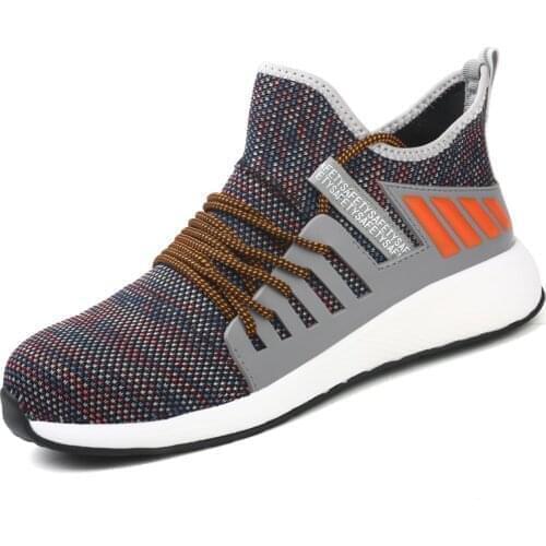 Safety Shoes Women Steel Toe Shoes Men Work Sneakers Safety Shoes Men Lightweight Work Boots Indestructible Work Shoes Unisex