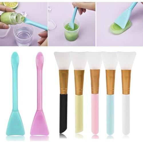 Multifunction Stirring Brush Soft Silicone Brush Epoxy Resin Glue Mixing Tools Powder Spoon DIY Resin Jewelry Making Tools Stir