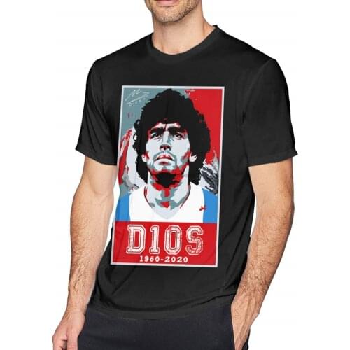 LMHBLTOP Diego Armando Maradona Mens Cotton Short Sleeve T-Shirt(2)