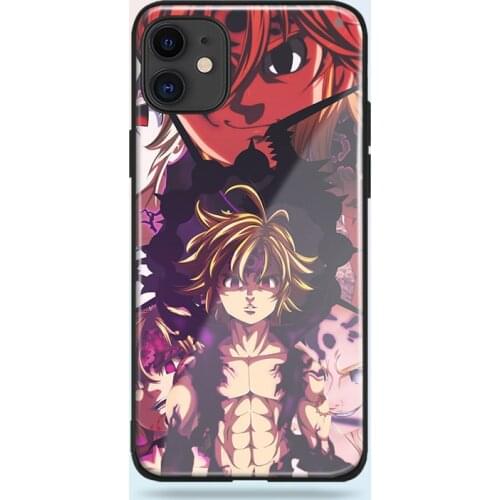 Nanatsu no taizai meliodas soft silicone tempered glass For iPhone SE 6 6s 7 8 Plus X XR XS 11 Pro Max phone case cover shell