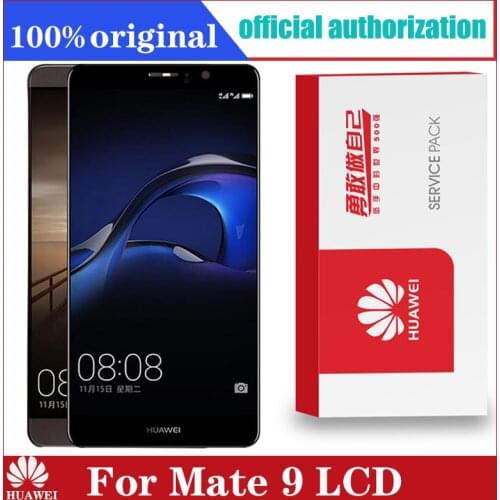 Original 5.9'' Display with Frame Replacement for Huawei Mate 9 LCD Touch Screen Digitizer Assembly Mate9 MHA-L09 MHA-L29