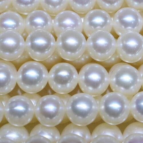 7-8mm Freshwater Pearl DIY Strand Necklace Grade AAAA Round Shape Jewelry Accessories For Gift