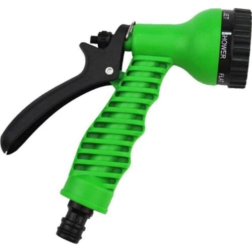 Portable Garden Water Spray Lawn Sprinkler Car Wash Water Gun Ajustable Hose Nozzles 7 Pattern High Pressure Power Washer