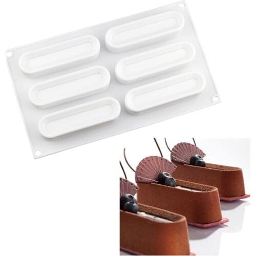 Oval Shape Silicone Cake Mold Mousse Dessert Chocolate Mold Cake Decorating Tools kitchen Accessories