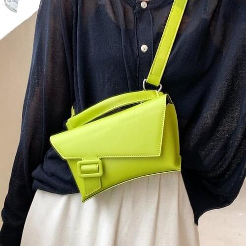 Shoulder Bag Female Crossbody Bag Underarm Designer Handbag Women Bag All-match Fashion 2021 New Trend PU Leather Solid Color